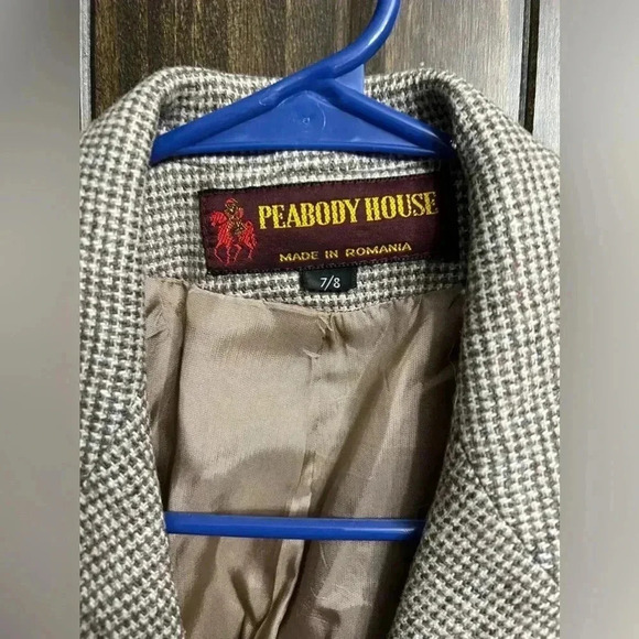 Vintage Peabody House Blazer- Size 7/8 - Picture 4 of 6